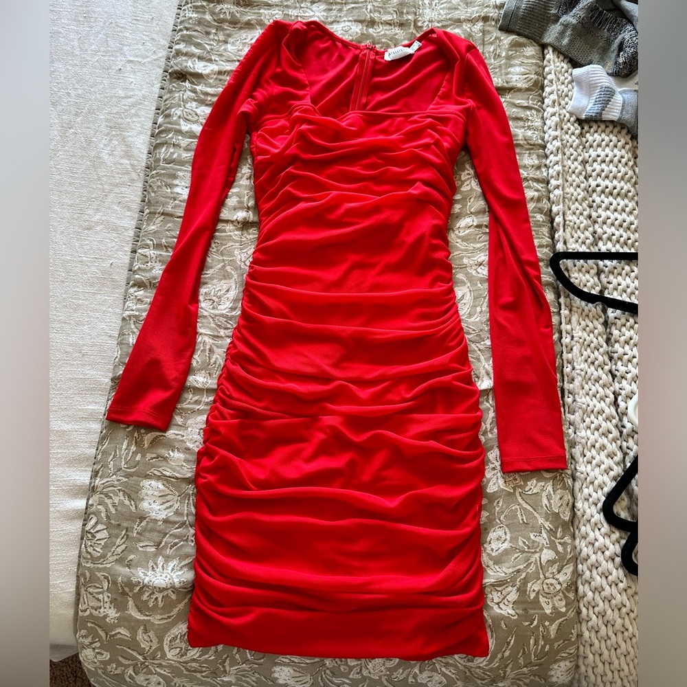 Red dress
